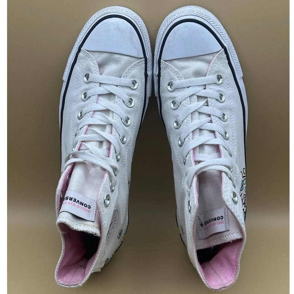 Converse All Star Chuck Taylor HELLO KITTY High Top - Women's Size 9.5 USED